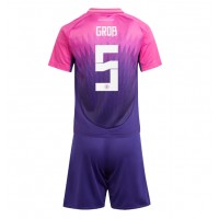 Echipament fotbal Germania Pascal Gross #5 Tricou Deplasare European 2024 pentru copii maneca scurta (+ Pantaloni scurti)